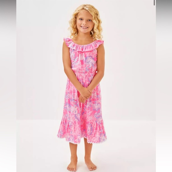 Lilly Pulitzer Other - Lilly Pulitzer Girls Zeta Midi Dress